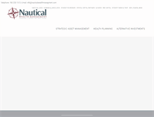 Tablet Screenshot of nauticalwealthmanagement.com